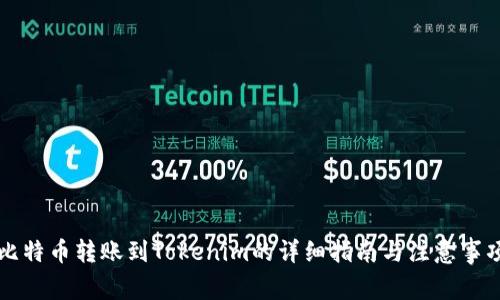 比特币转账到Tokenim的详细指南与注意事项